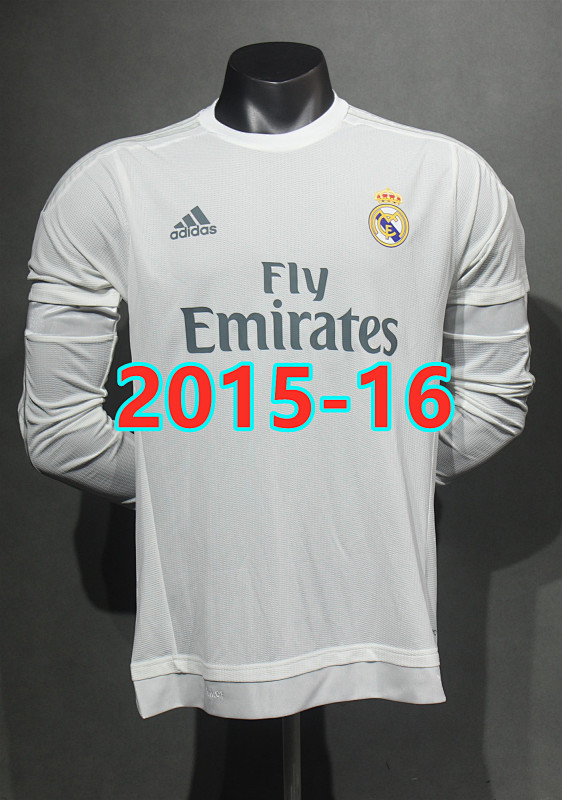 Real Madrid Home Retro Player Long Jersey S-2XL