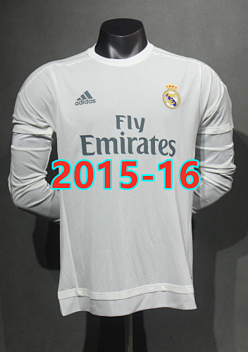 Real Madrid Home Retro Player Long Jersey S-2XL
