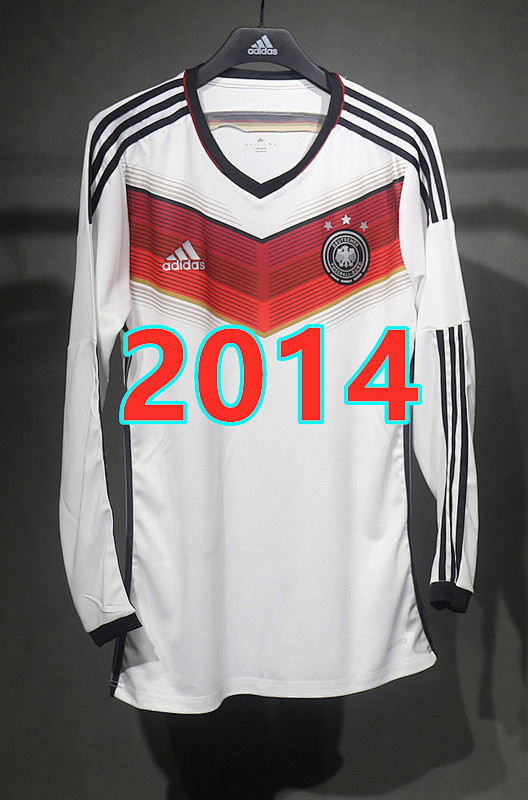 Germany Home Retro Long Sleeve Jersey S-2XL