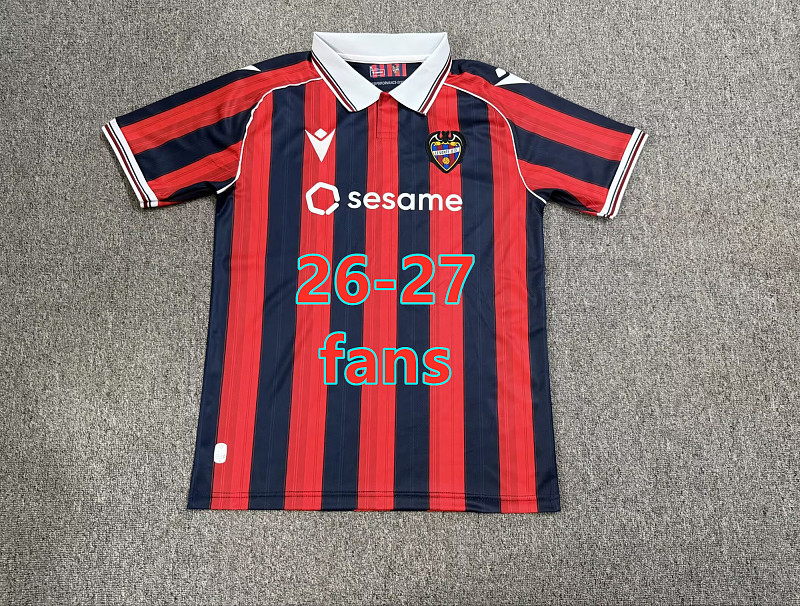 26-27 Levante Home Fans Version Jersey S-4XL
