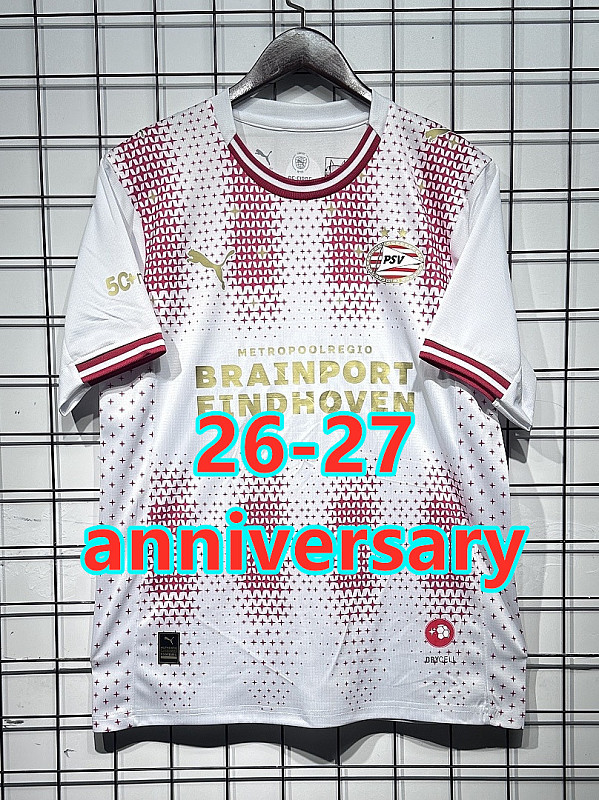 26-27 Psv Anniversary Fans Version Jersey S-4XL