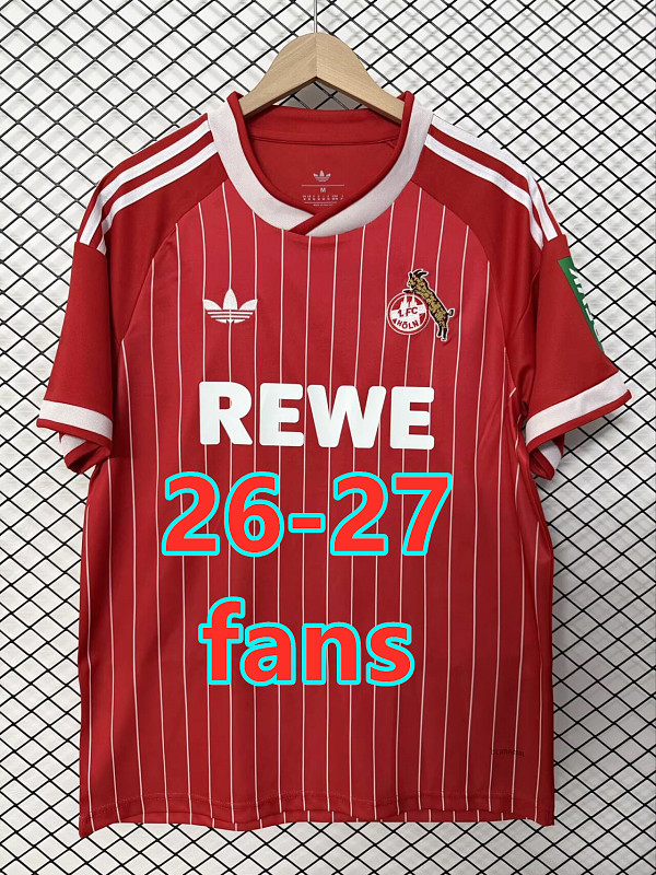 26-27 Koln Away Fans Version Jersey S-4XL