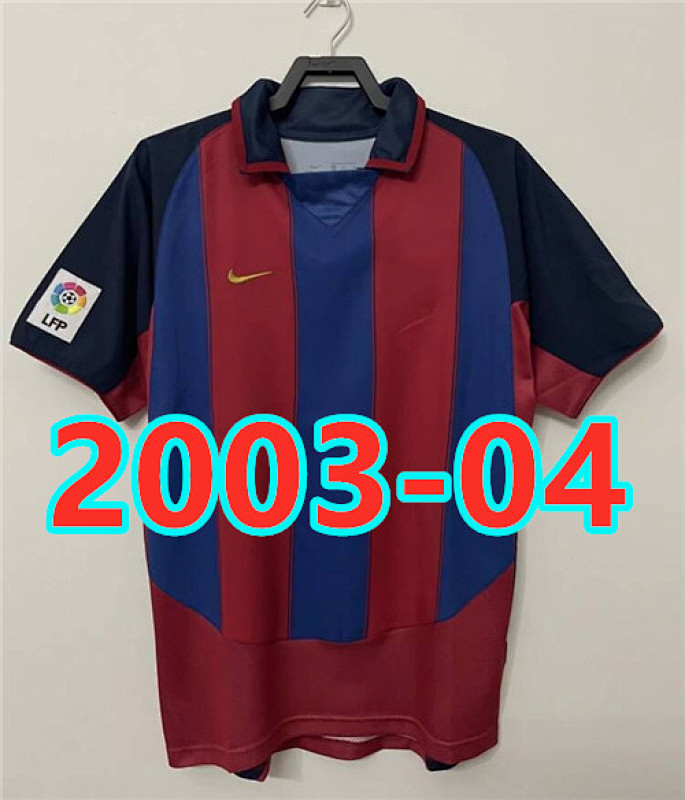 Barcelona Retro TopThai Quality Home Jersey S-2XL