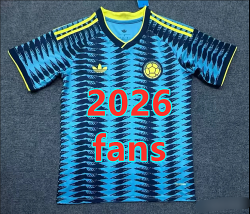 Colombia Away Fans 32 Teams Jersey S-4XL 32