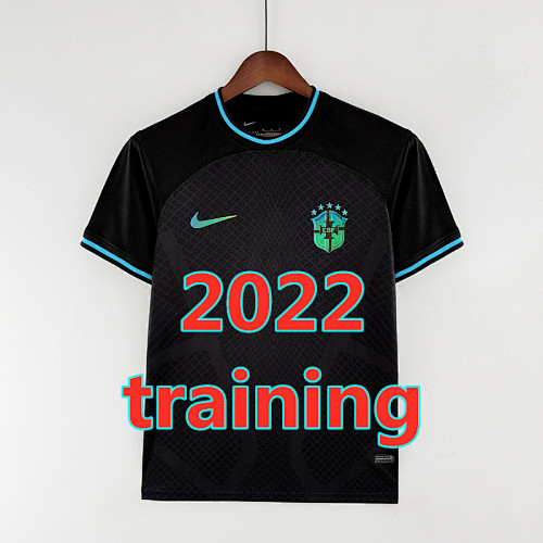 Brazil Short Sleeve Training S-2XL Jersey
