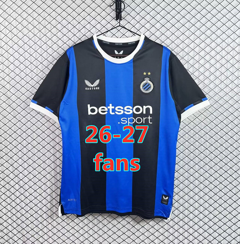 26-27 Brugge Home Fans Version Jersey S-2XL