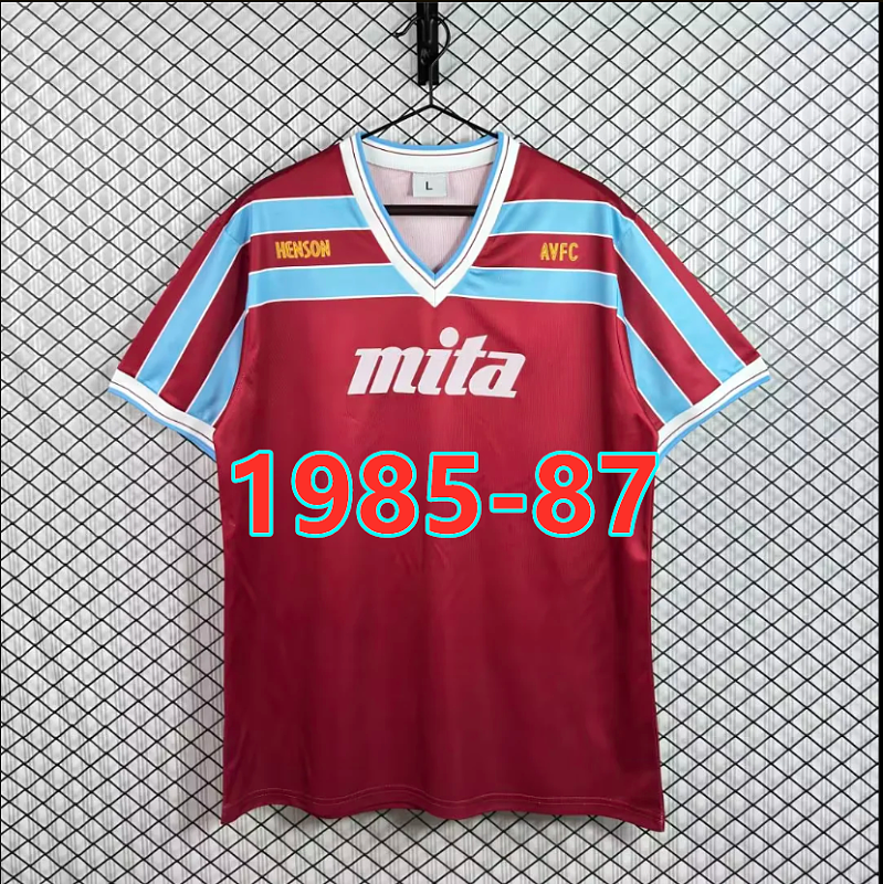 Aston Villa Home Retro Fans Version Jersey S-2XL