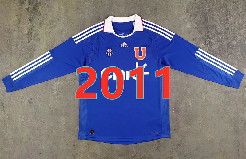 Universidad De Chile Retro Home Long Sleeve Jersey S-2XL