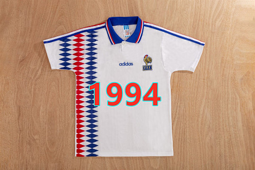 France Away Retro Jersey S-2XL