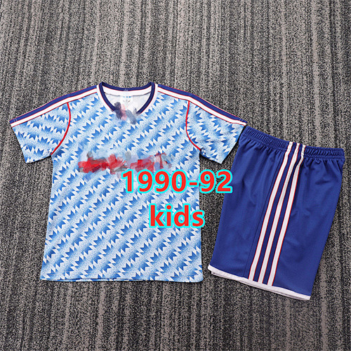 Manchester United Away Retro Kids Kit 16 -28