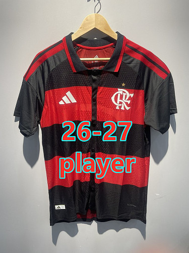 26-27 Flamengo Home Player Baseball Jersey S-4XL