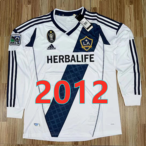 LA Galaxy Home Retro Long Sleeve Jersey S-2XL
