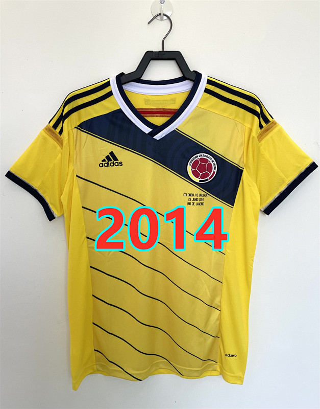 Colombia Home Fans Version Retro Jersey S-2XL