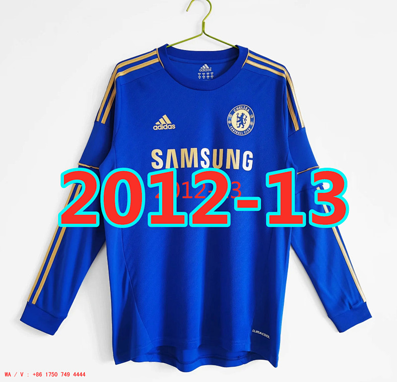 Chelsea Retro Home Long Sleeve Jersey S-Xxl