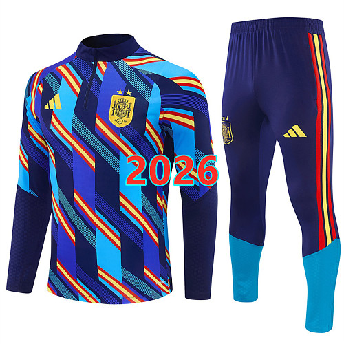 Spain Long Sleeve Tracksuit S-2XL
