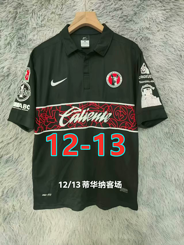 12-13 Tijuana Away Retro Fans Version Jersey S-2XL