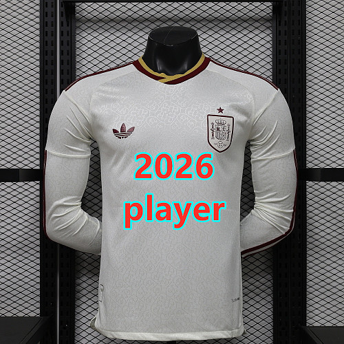 Spain Away Player Long 2 Teams Jersey S-4XL 2