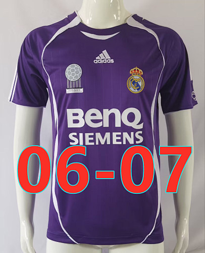 Real Madrid Retro TopThai Quality Away Jersey S-2XL
