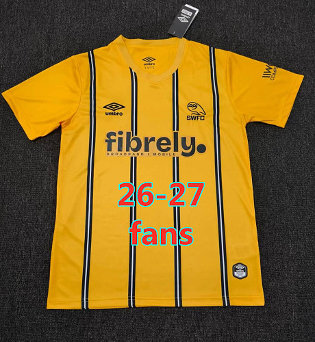 26-27 Sheffield Wednesday Third Fans Version Jersey S-4XL