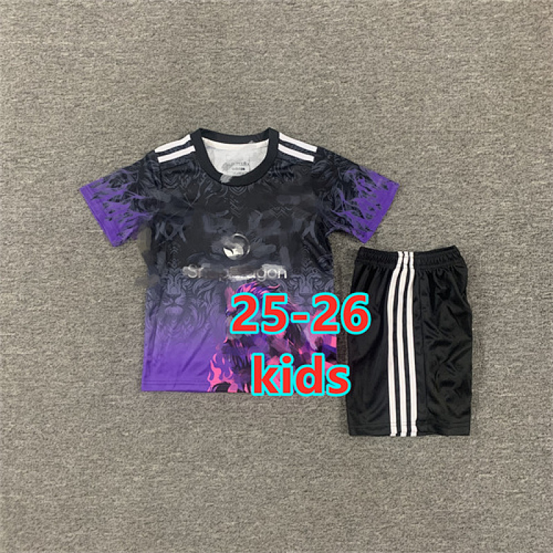 25-26 Manchester United Special Kids Jersey+shorts Kit 16 -28