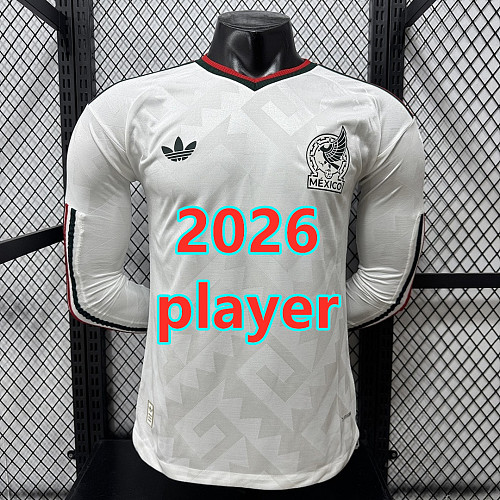 Mexico Away Player Long 32 Teams Jersey S-3XL 32