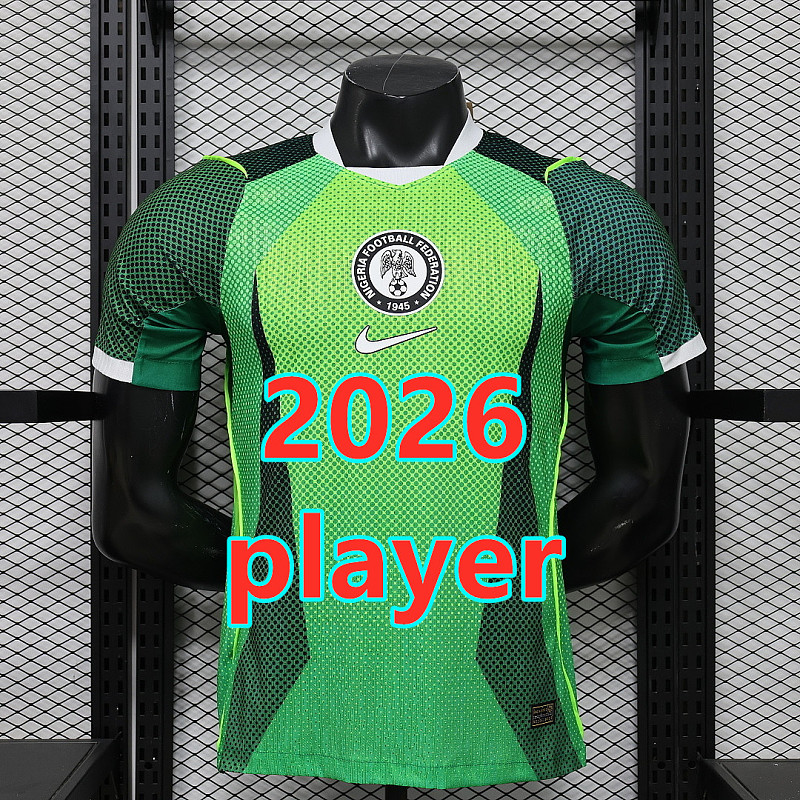 Nigeria Home Player Version Jersey S-2XL