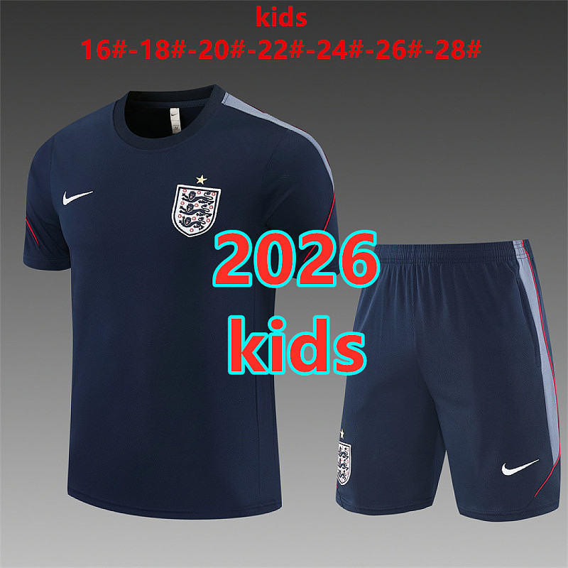 England Kids Short Sleeve Tracksuit 16 -28