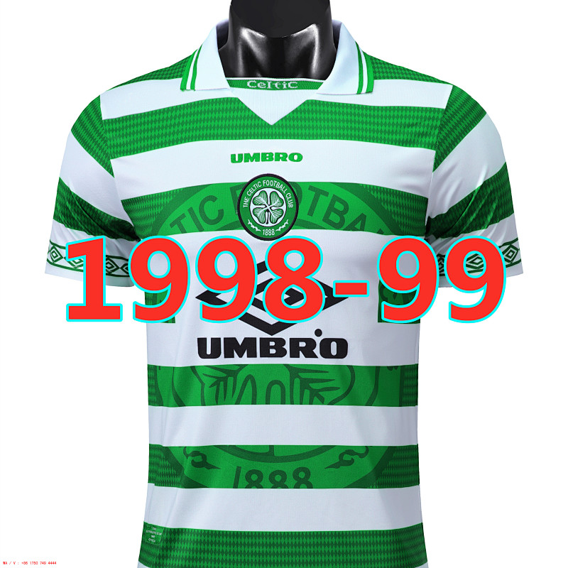 Celtic Retro TopThai Quality Jersey S-2XL