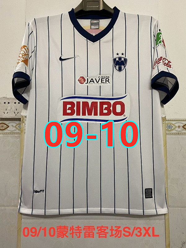 09-10 Monterrey Away Retro Jersey S-3XL