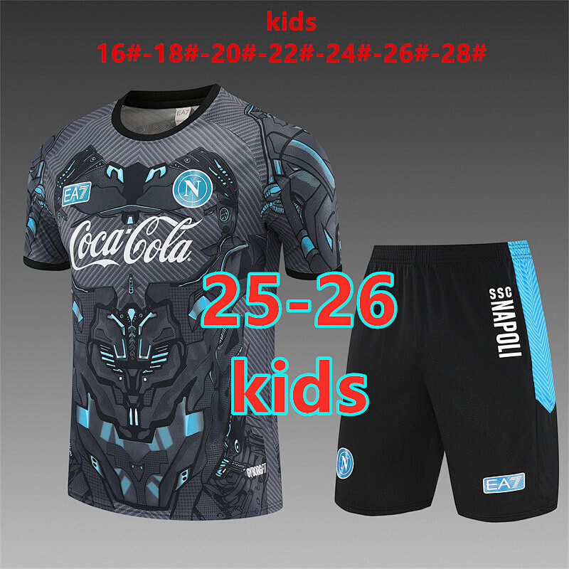 25-26 Napoli Kids Short Sleeve Tracksuit 16 -28