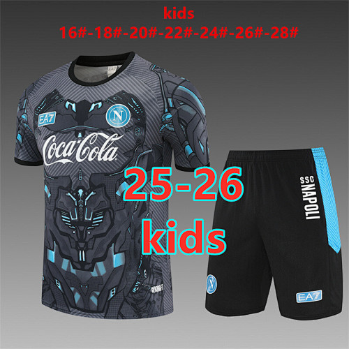 25-26 Napoli Kids Short Sleeve Tracksuit 16 -28