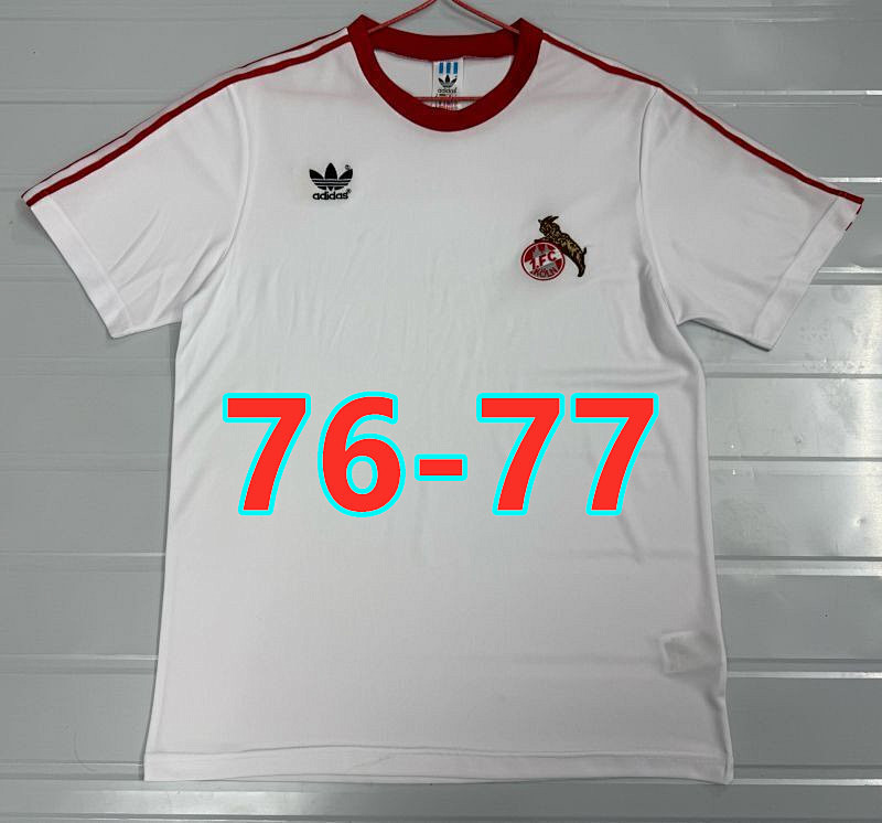 76-77 Koln Home Retro Jersey S-2XL