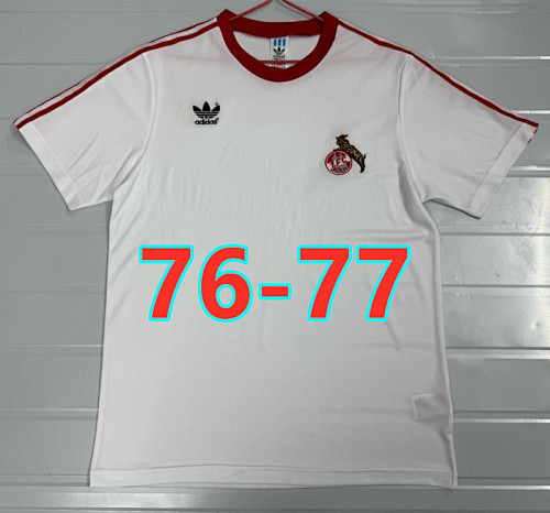 76-77 Koln Home Retro Jersey S-2XL