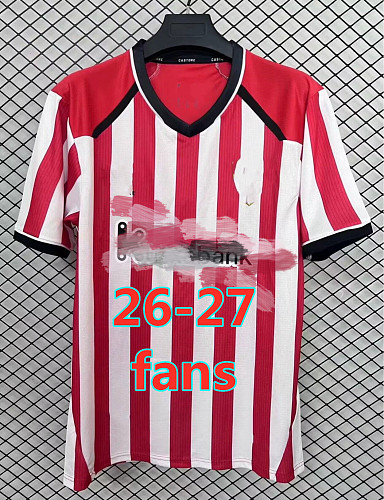 26-27 Athletic Bilbao Home Fans Version Jersey S-4XL