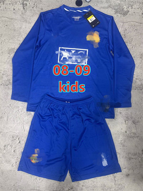 08-09 Manchester United Third Long Retro Kids Kit 16 -28