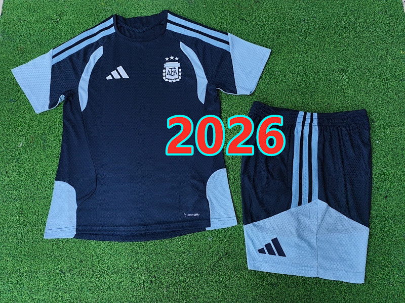 Argentina Training Player Short Sleeve Kit S-2XL