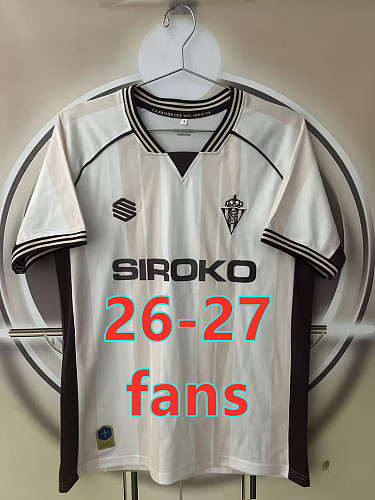 26-27 Gijon Third Fans Version Jersey S-4XL