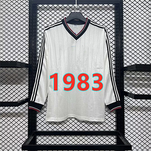 Manchester United Away Retro Long Sleeve Jersey S-2XL 83