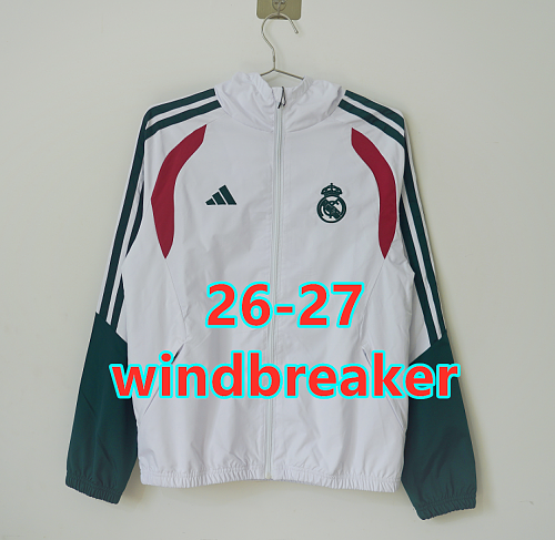 26-27 Real Madrid Windbreaker S-3XL