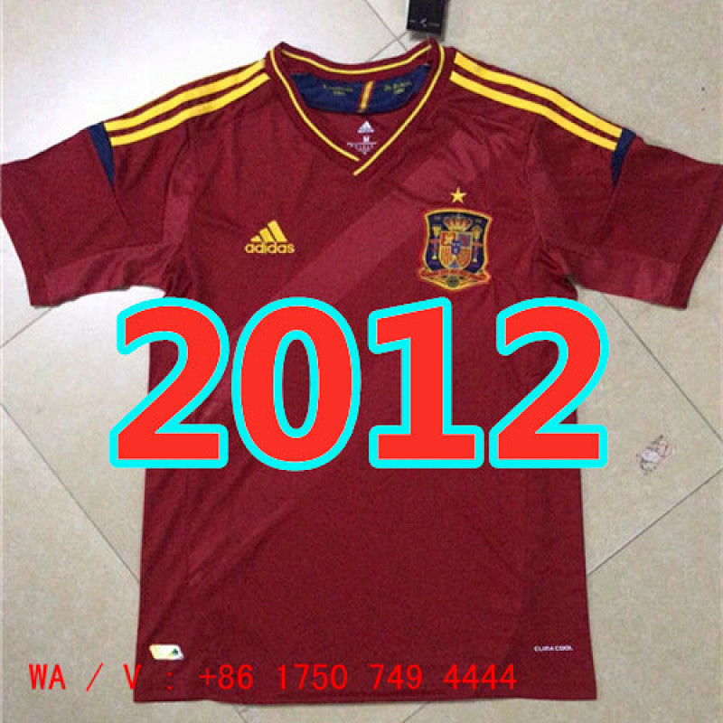 Spain Retro Home Jersey S-Xxl