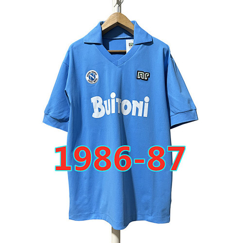 Napoli Retro TopThai Quality Home Jersey S-2XL