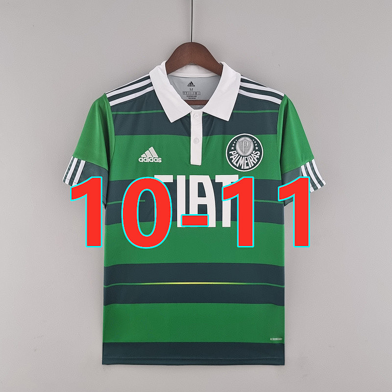 Palmeiras Retro 10-11 Home Jersey S-2XL