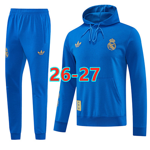 26-27 Real Madrid Hoodie+pants S-2XL