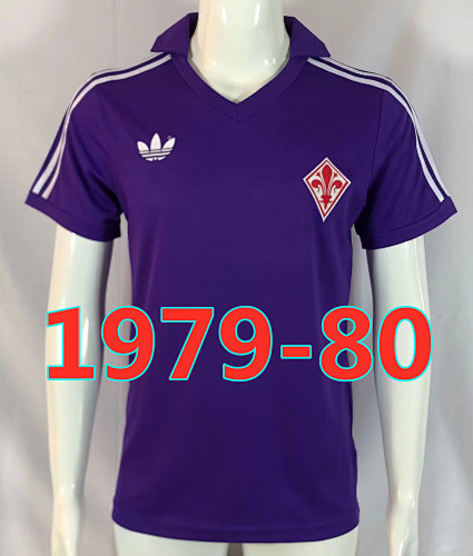 Fiorentina Retro Home Jersey S-2XL
