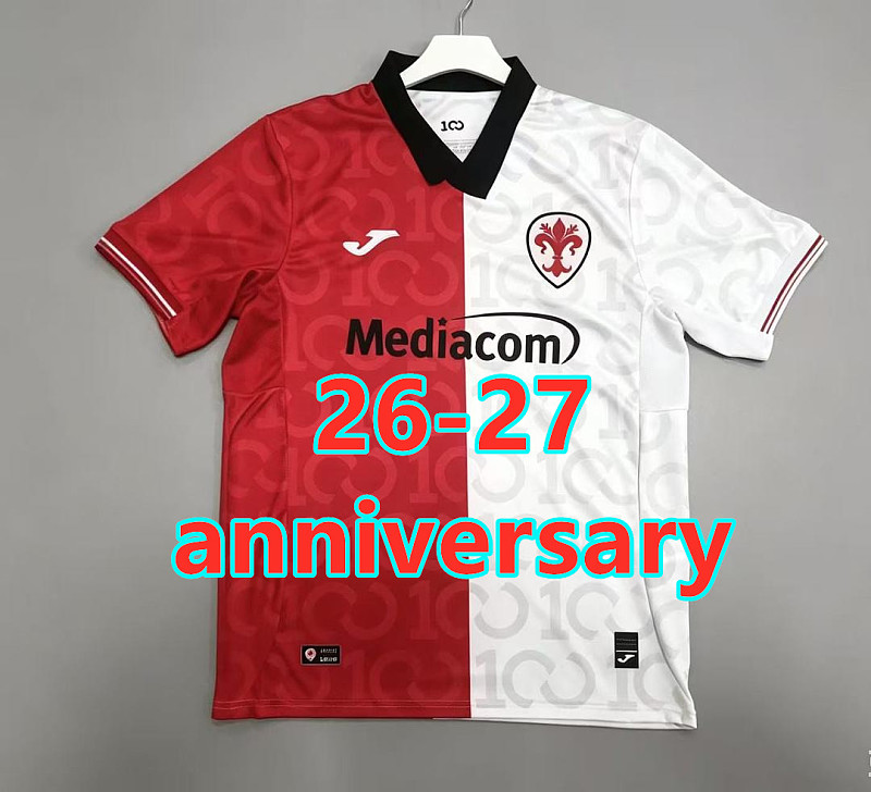26-27 Fiorentina Anniversary Fans Version Jersey S-2XL