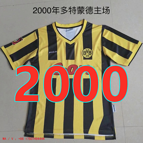 Dortmun Retro TopThai Quality Home Jersey S-2XL