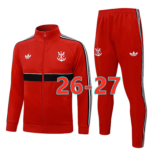 26-27 Flamengo Long Zipper Jacket S-2XL