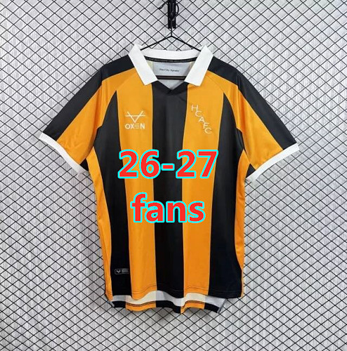 26-27 Hull City Home Fans Version Jersey S-4XL