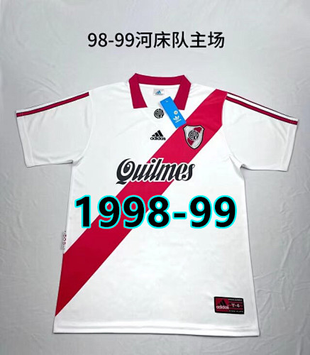 River Plate Home Retro Fans Version Jersey S-2XL