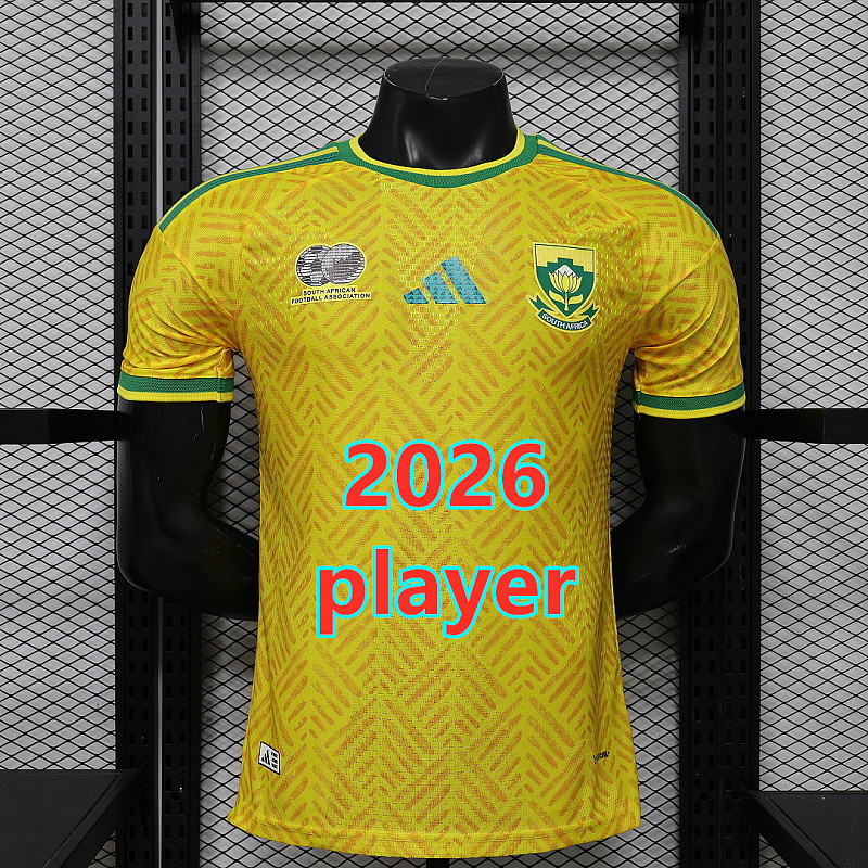 South Africa Home Player Version Jersey S-2XL
